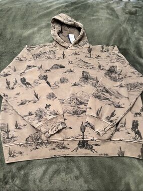 New Mens XXL ABERCROMBIE AND FITCH Oversized hoodie.